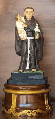The miraculous statue of St. Anthony